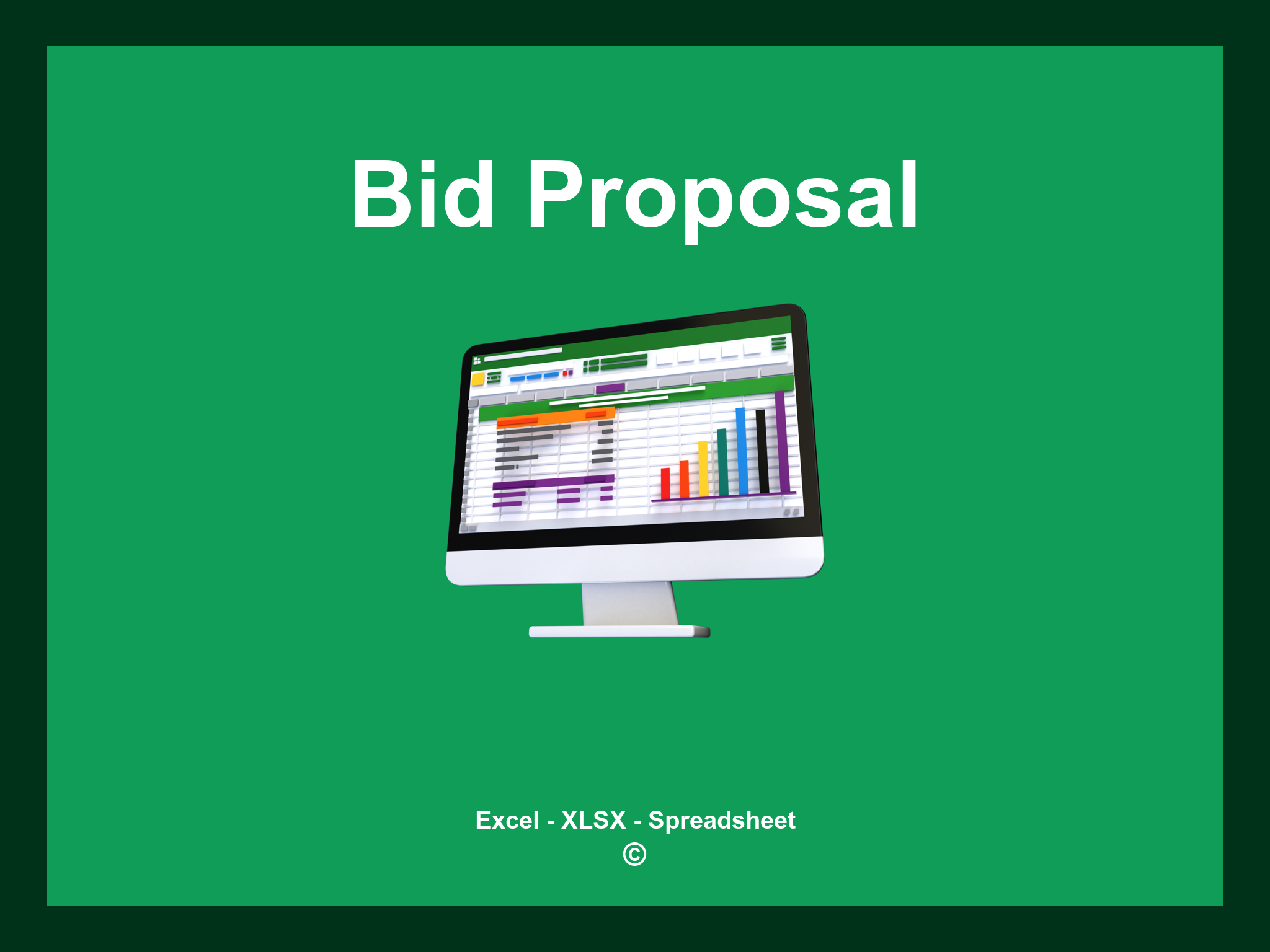 Bid Proposal Template Excel