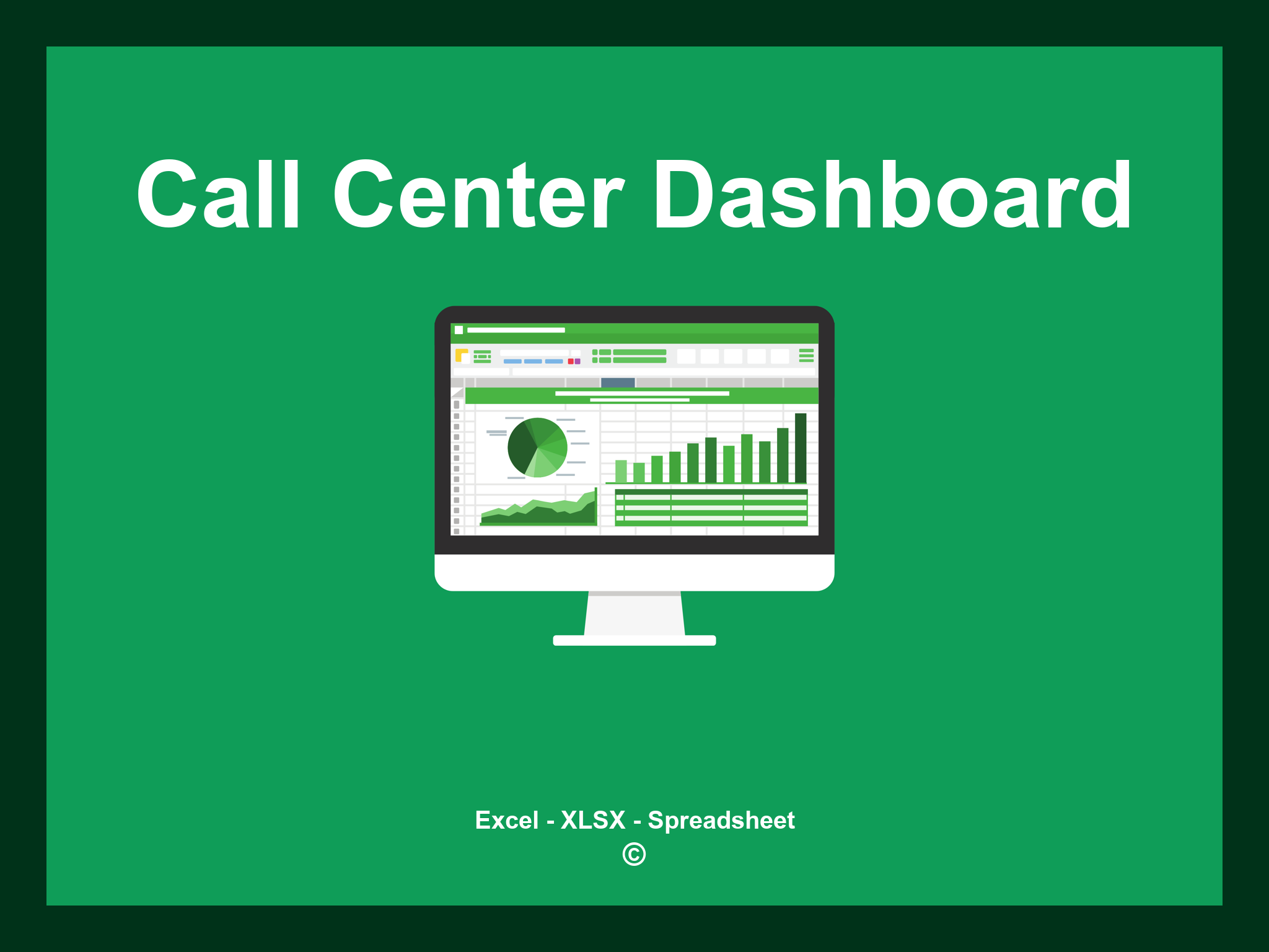 Call Center Dashboard Template Excel