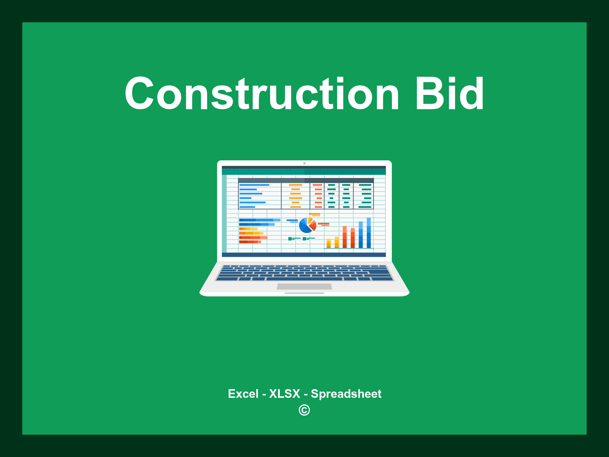 Construction Bid Template Excel