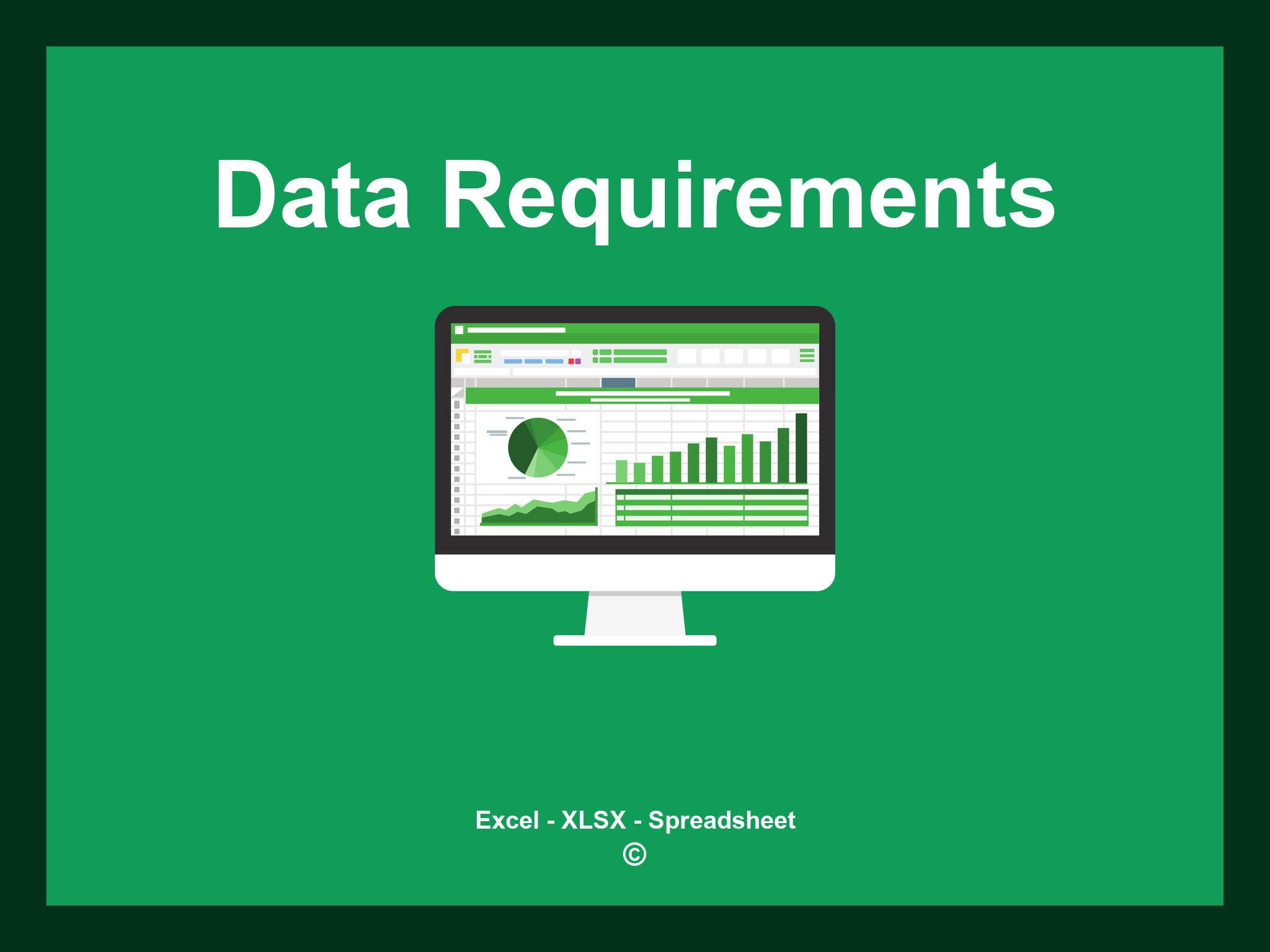 Data Requirements Template Excel