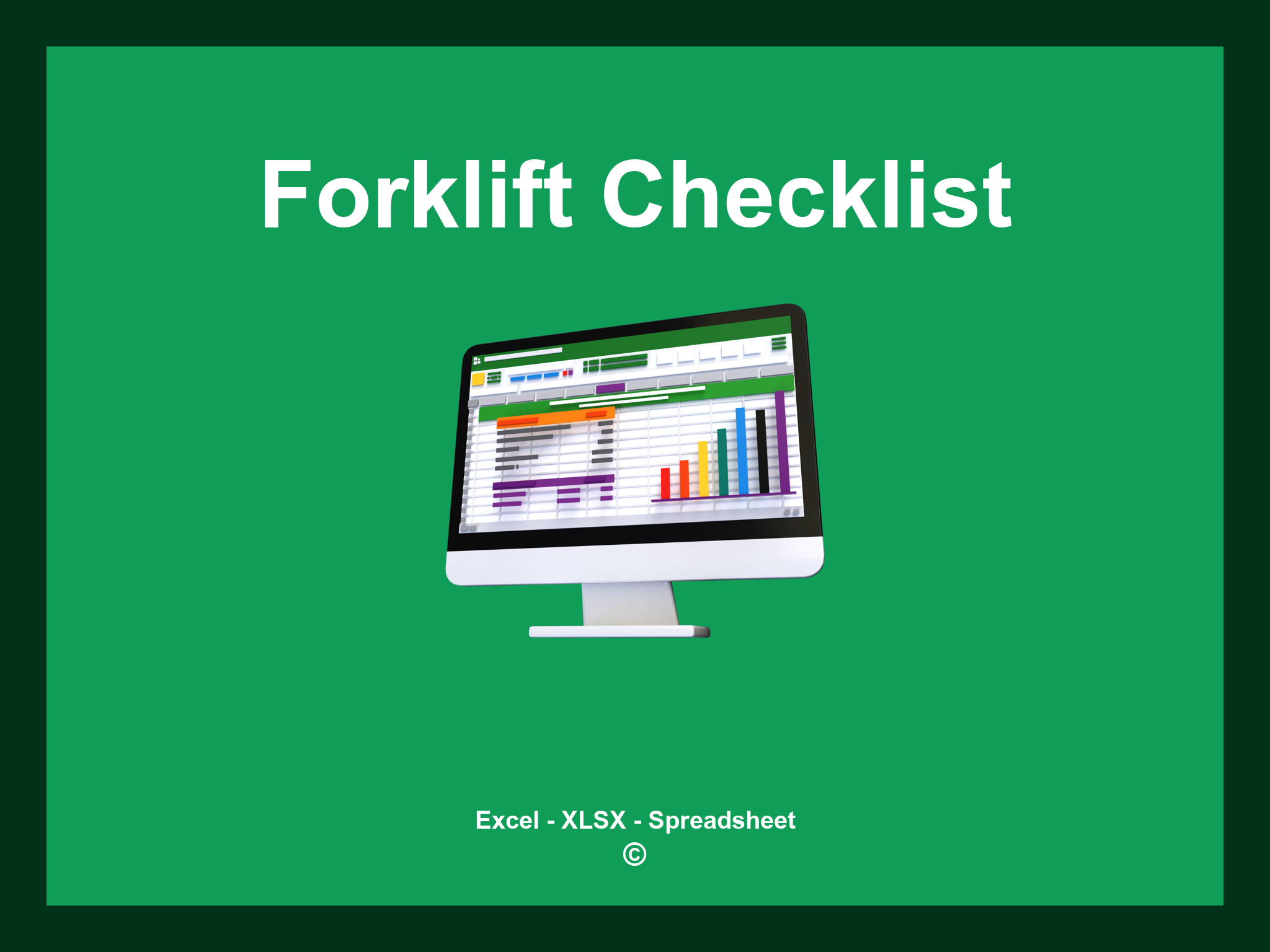 Forklift Checklist Template Excel