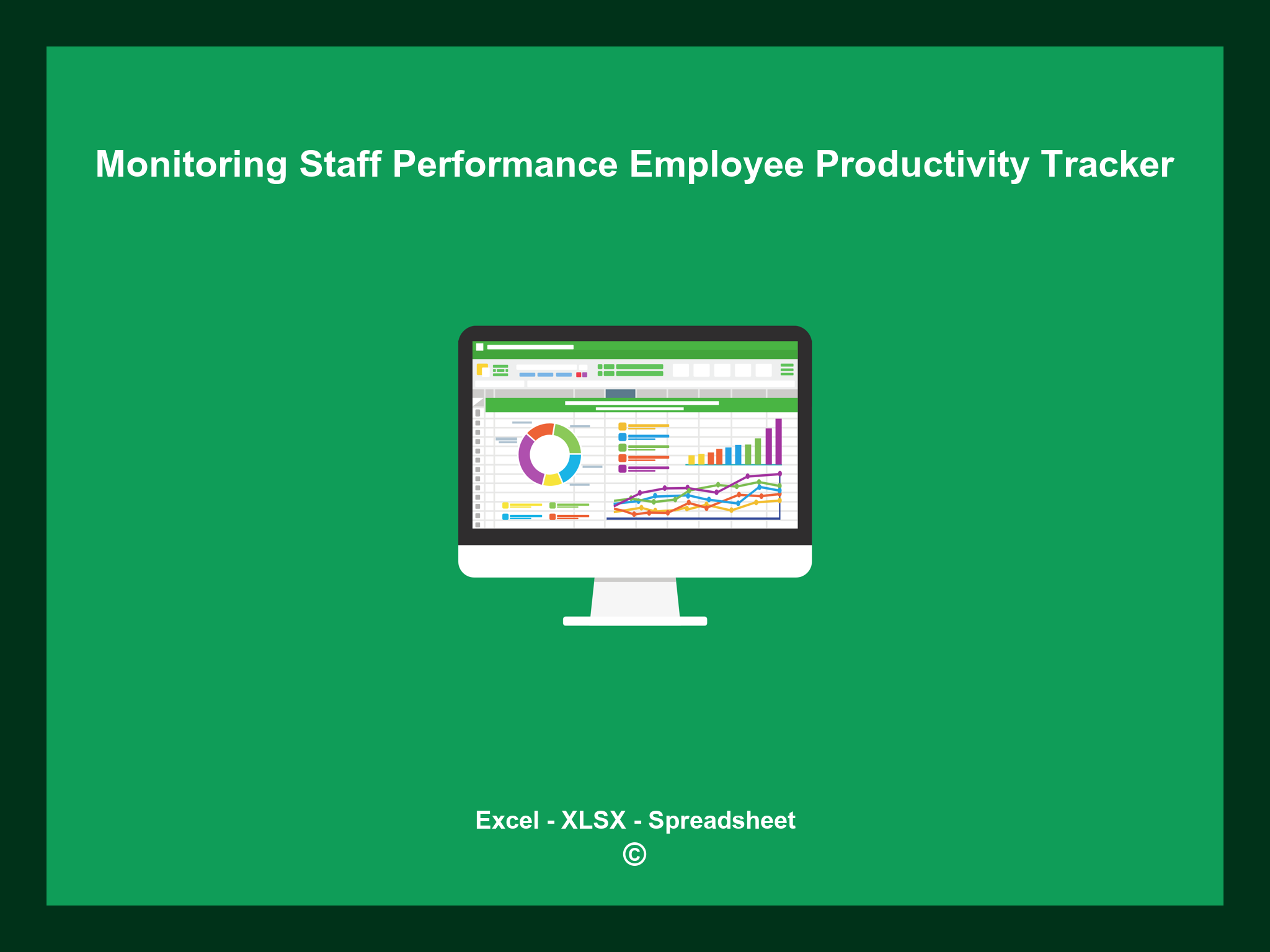 Monitoring Staff Performance Employee Productivity Tracker Excel Template