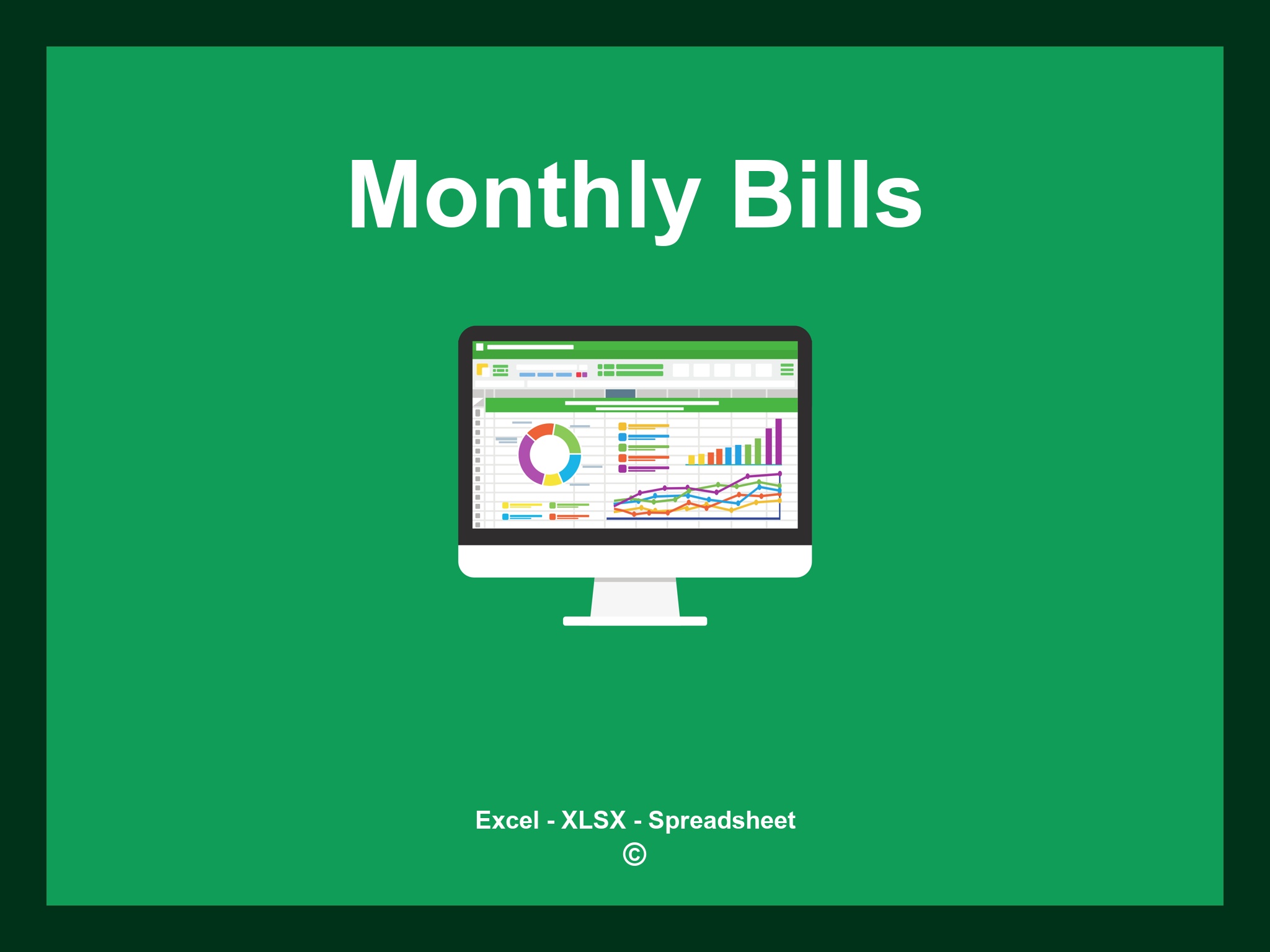 Excel Monthly Bills Template