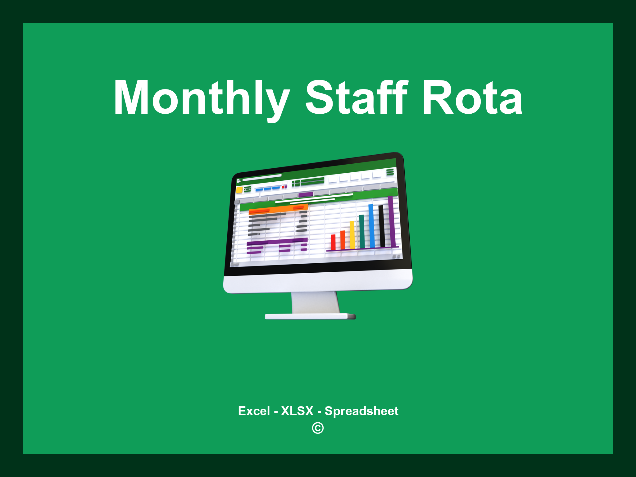 Monthly Staff Rota Template Excel