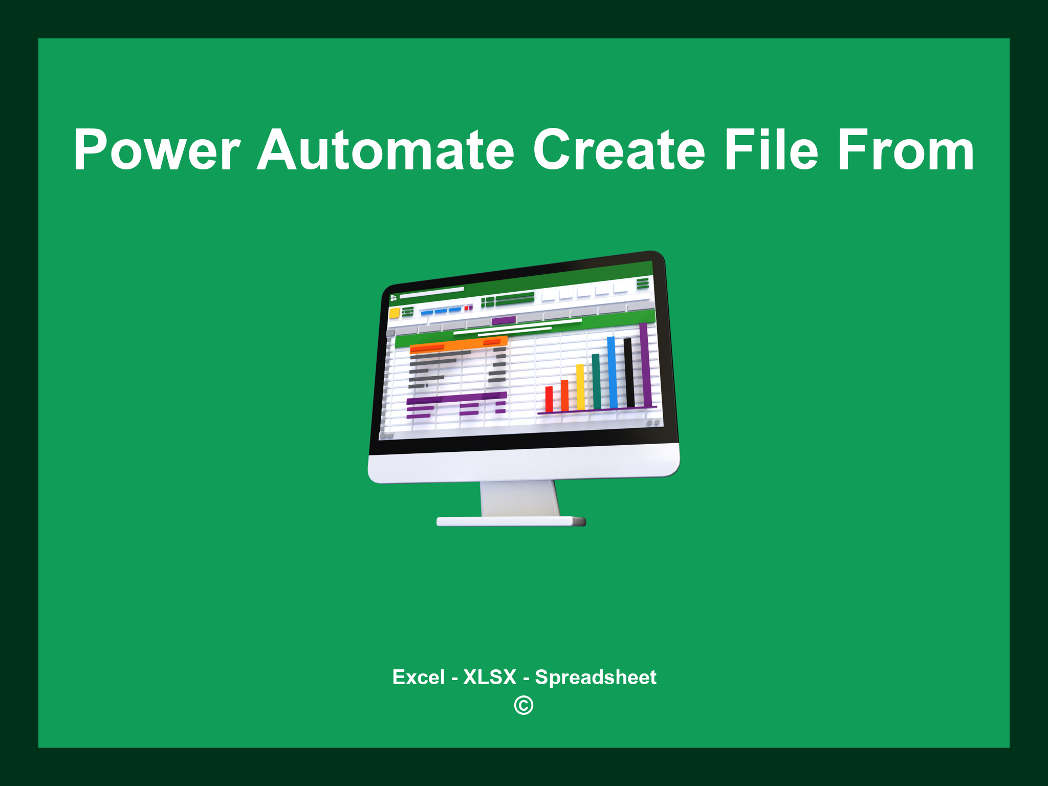 Power Automate Create Excel File From Template