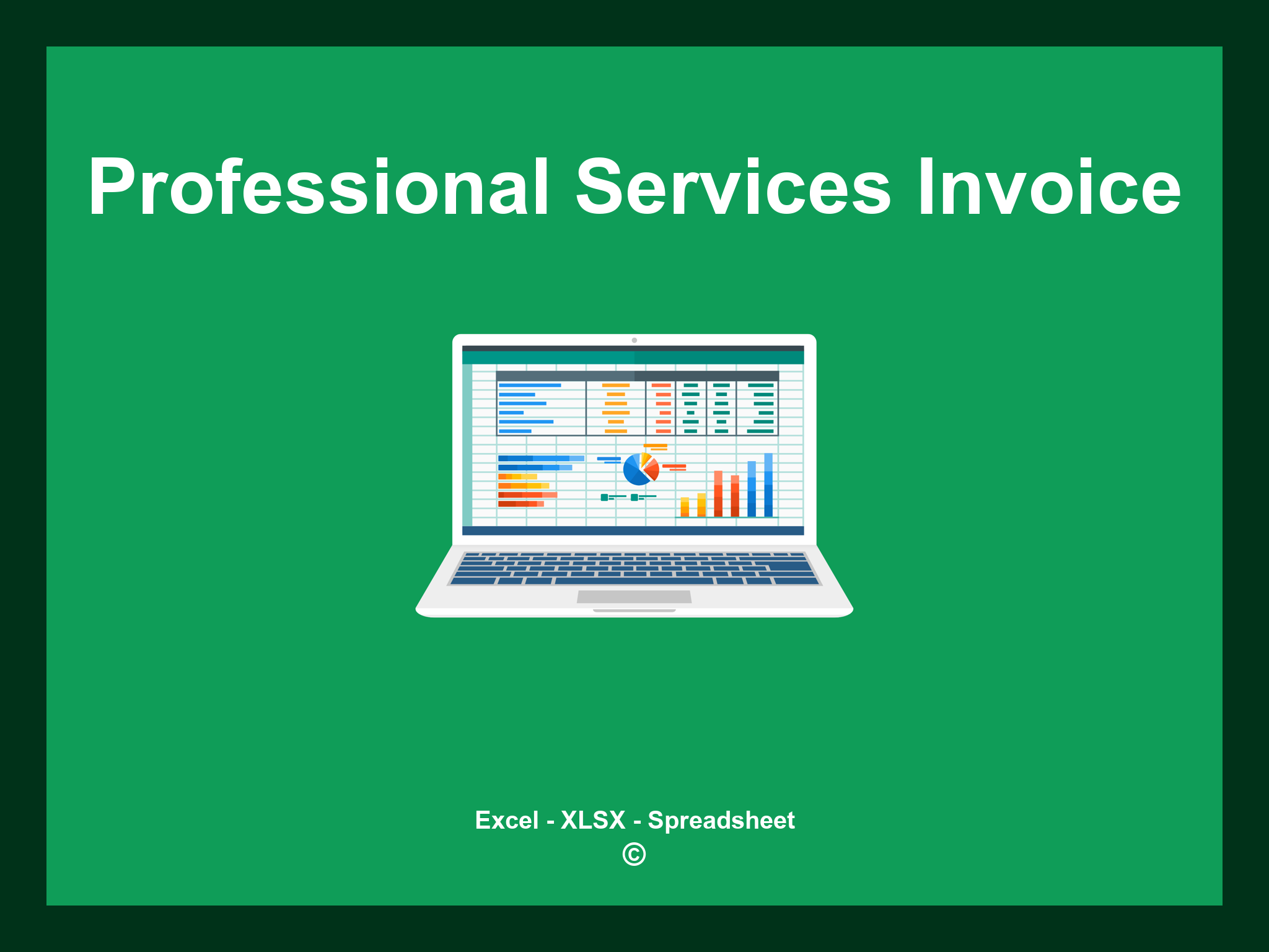 Professional Services Invoice Template Excel