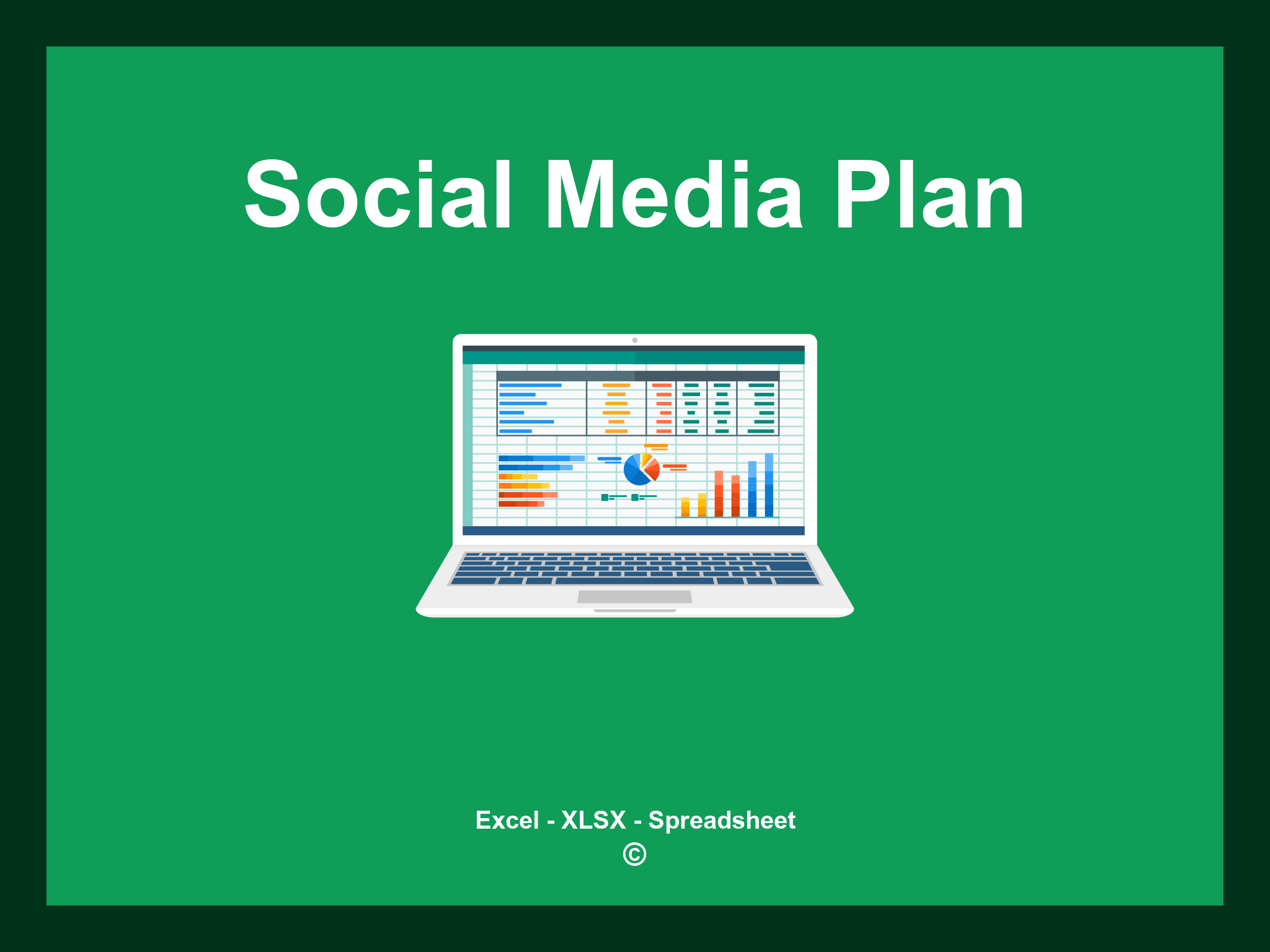 Social Media Plan Template Excel